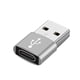 thumbnail image 1 of Adaptador USB 3.1 Tipo C a USB 3.0 Datos+Carga Plata Cgtredaw, 1 of 9