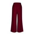 thumbnail image 6 of Aofany 2 Piece Outfits for Women 3/4 Sleeve Crew Neck Shirts Wide Leg Pants Sets Oversized Matching Lounge Sets Loose Fit Linen Dressy Casual Tracksuits Vacation Outfits Sets, 6 of 7