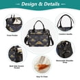 thumbnail image 3 of FORMRS Insulated Lunch Bag for Work School Unisex Large Capacity Cooler with Shoulder Strap, Gold Art Pattern, 3 of 6
