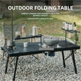 thumbnail image 4 of Table d'Extérieur Multifonctionnelle à 8 Unités, Table Pliable en Alliage d'Aluminium, Table de Camping Portable, Table Combinée Réglable, 4 of 7