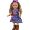 My Life As 7" Mini Poseable Cowgirl Girl Doll, Blonde Hair