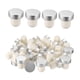thumbnail image 1 of 36 tapones de vino de 19,5 mm reutilizables para mantener el champán fresco. Plata, 1 of 9