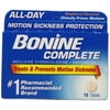 Bonine Motion Sickness Protection Raspberry Chewable Tablets 16 Tablets