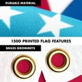 thumbnail image 4 of G128 Combo Pack: 6 Ft Tangle Free Spinning Flagpole (Silver) & Missouri Flag 3x5 Ft Printed 150D Polyester, Brass Grommets (Flag Included) Aluminum Flag Pole, 4 of 9