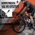 thumbnail image 4 of Tubos de aire para bicicleta de carretera FANSPRO 700x23-25c con válvula Presta de 60 mm, 4 of 6
