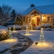 thumbnail image 4 of Luces solares LED navideñas para árbol de Navidad, luces de color cálido, dos opciones de luz de colores, 8 modos de iluminación, decoración navideña para exteriores (jardín, patio), 1 unidad de luces, 4 of 9