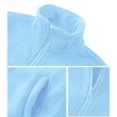 thumbnail image 5 of Boys Girls Jacket Lightweight Fall Spring Soft Anti-Pilling Lightweight Jacket Winter Thermal Outwears (Sky Blue), 5 of 5