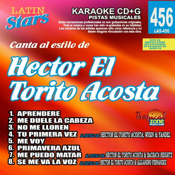 Karaoke Latin Stars 456 Hector El Torito Acosta
