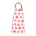 thumbnail image 2 of Pofeuu Pink Hearts1 Print Waterproof Apron with Pockets Adjustable Cooking Aprons Kitchen Bib for Baking Household Cleaning, 2 of 8