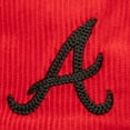 thumbnail image 3 of Men's Mitchell & Ness Red Atlanta Braves Corduroy Snapback Hat, 3 of 4