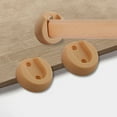 thumbnail image 3 of MOVTOTOP Plastic Rod Holder for Home Use Khaki PP Material Easy to Install 20pcs 20mm, 3 of 7