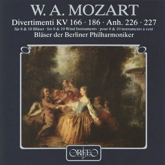 W.A. Mozart - Divertimenti for 8 & 10 Wind Instruments - Music & Performance - CD