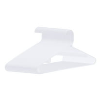 REGALWOVEN 30 Pack Clothes Hangers, Plastic Coat Hangers, and General Space Saving Clothes Hangers for Closet, Clothing, Coats, Pants, or Shirts White