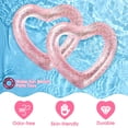 thumbnail image 3 of Flota para piscina Sumind Heart de Water Floats, 120 x 100 cm, 2 unidades, 3 of 7