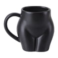thumbnail image 1 of Taza divertida con forma de trasero 3D de cerámica negra, 520 ml, 1 of 2