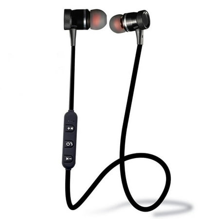 Unisex  Stereo In-Ear Earphones Earbuds Handsfree Bluetooth Sport Wireless Headset (Best Wireless Handsfree Headset)