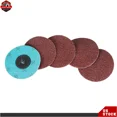 thumbnail image 3 of FABLE- 25Pcs 3Inch 36 Grit Aluminum Oxide Roll Lock Die Grinder Sanding Grinding Disc, 3 of 5