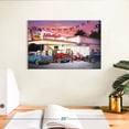 thumbnail image 3 of Elephant Stock Wally's Service Station Wall Art - Horizontal Canvas Wall Art - Home Office Wall Decor - Transportation Canvas - Blue And Red Decor By Bruce Kaiser - 12" x 8", 3 of 8