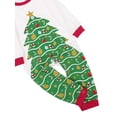thumbnail image 3 of DuAnyozu Family Matching Pajamas Christmas Pjs Holiday Nightwear Sleepwear Sets Long Sleeve Pjs Santa Claus Xmas Pjs Set, 3 of 10