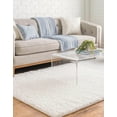 thumbnail image 2 of Unique Loom 3146034 6 x 9 ft. Davos Shag Rectangular Rug, Sage, 2 of 4