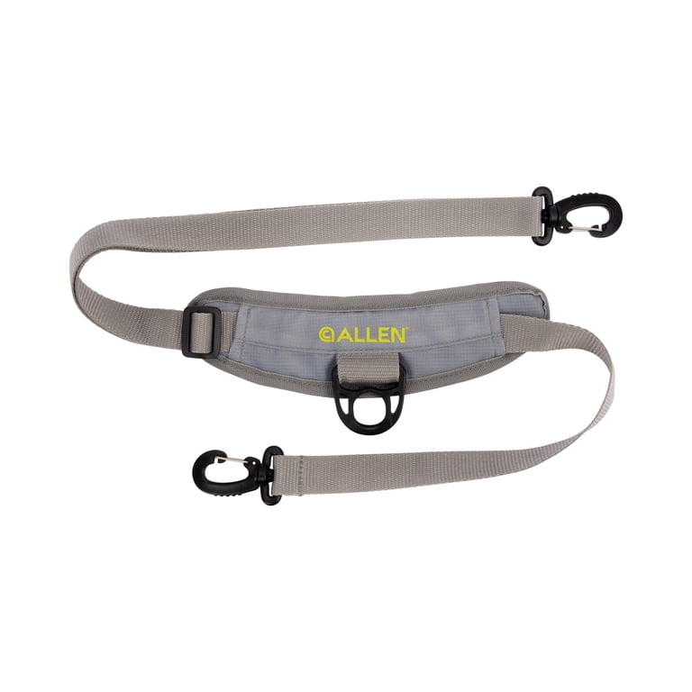 Allen Company Bear Creek Micro Fly Fishing Chest Pack, Gray & Lime