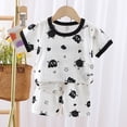 thumbnail image 2 of UAYOTSE Toddler boys Kids Pajamas Pjs short Sleeve Snug fit 12M-8Y 2pcs Soft Loungewear short sleeve Pjs,Sizes 2-3 Years, 2 of 6