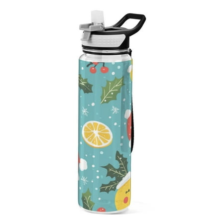 

Sports Water Bottle 1000ML Tritan Food Grade Clear Water Bottle Fitness Outdoor Sports BikeCartoon Cute Christmas Gift