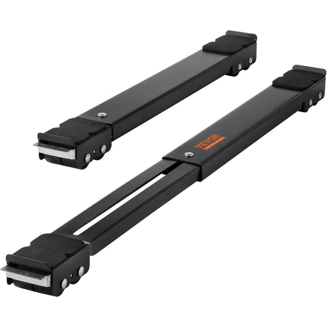 VEVOR Heavy Duty Furniture Appliances Rollers, 660 lbs Total Load, Extendable Appliance Rollers Mobile Washing Machine Base, Fridge Stand Dolly Movers for Refrigerators, Dryers, Dishwashers, Black