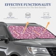 thumbnail image 4 of Fotbe Sweet Heart Juego de 2 Piezas de Parasoles para Parabrisas | Bloqueador Solar para Auto | Accesorios Plegables para Protección Solar Interior-Small, 4 of 6