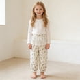 thumbnail image 6 of Asxite Toddler Girls Plaid Lace Detail Loose Breathable Casual Pants Elastic Waist Summer 5-15 Y, 6 of 7