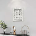 thumbnail image 2 of Laundry Signs Decor Wall Art Laundry Pictures Wall Decor Canvas Prints Painting Framed Artwork for Laundry 12"x16", 2 of 6