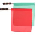 Axio 2Pcs Referee Football Soccer Flags Race Conducting Flags Soccer
