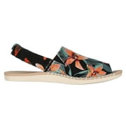 Reef Escape Sling Prints Black Hibiscus