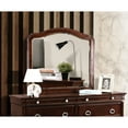 thumbnail image 3 of Traditional Cappuccino Mirror | Mounts to Bedroom Dresser | Particle Board Construction with Wood Veneer | Solves Lack of Bedroom Mirror Charm, 3 of 4