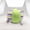 Green, variant on FastXmas 5 Inch Dog Squeaky Plush Toy with Straps, Soft Stuffed Ball with Cotton Material and Bell Built-in, Pet Interactive Fetch Toy for Small to Medium Dog