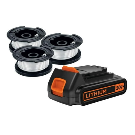 Black And Decker 20V Max Battery With Afs-100 3Pk Spool
