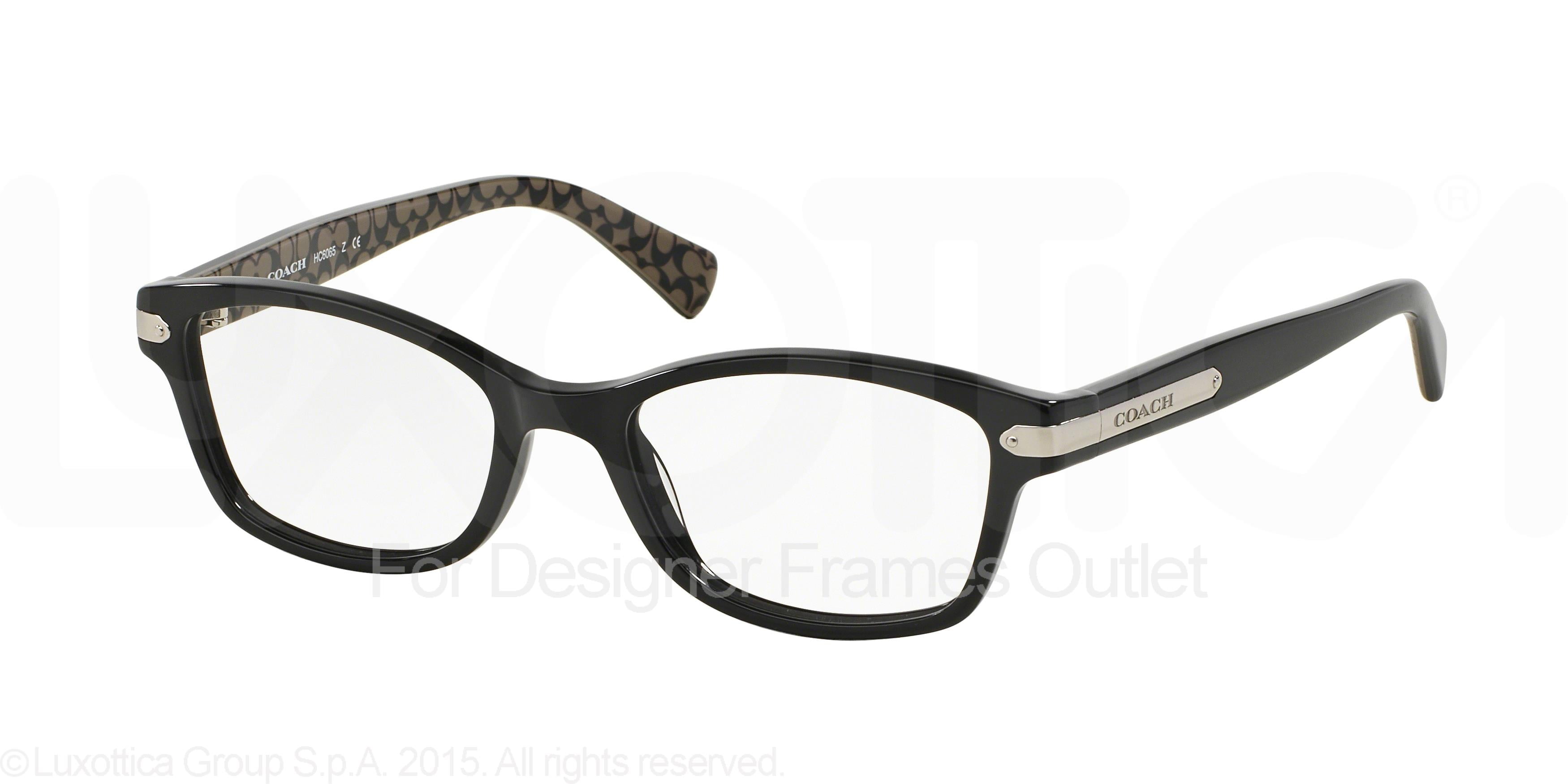 Coach HC6065-5288 Confetti Purple Rectangular Women's Plastic Eyeglasses -  