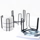 thumbnail image 4 of Escurridor De Cuencos De Hierro, Organizador De Cuencos Huecos Para Encimera, Estante De Secado De Cuencos, Estante Multiusos Para Platos Para El Hogar, Cocina, Restaurante, Bar Yuarrent HA027956-02, 4 of 7