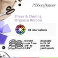 thumbnail image 2 of Ribbon Bazaar Sheer Organza 1-1/2 inch Purple 100 yards 100% Nylon Ribbon, 2 of 7