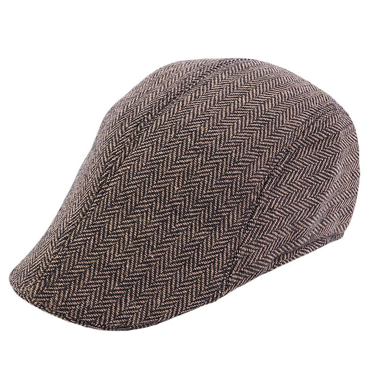 RYKJLWY Fedora Hats for Men Cotton Beret Peak Cap Fashion  display picture 2