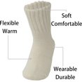 thumbnail image 3 of Kiibsot 3/5 Pairs Boot Socks for Women - Thick Winter Knit Warm Socks - Gifts for Women, 3 of 6