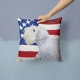 thumbnail image 2 of Carolines Treasures BB9684PW1414 Sealyham Terrier Patriotic Fabric Decorative Pillow  14Hx14W multicolor, 2 of 4