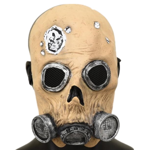 Máscara para cosplay, antigas, bioquímicos, Halloween, carnaval, látex
