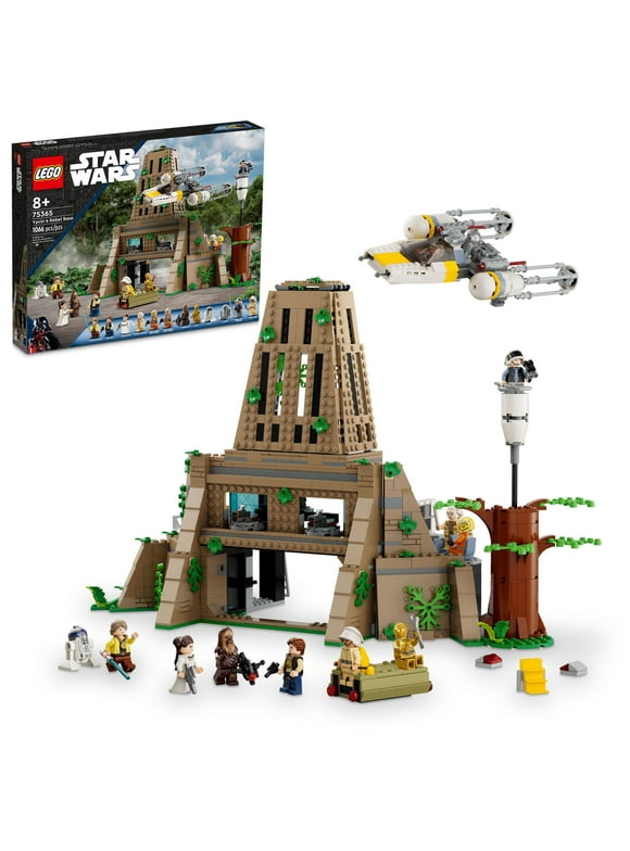 LEGO Star Wars A New Hope Yavin 4 Rebel Base 75365, Star Wars Playset Featuring a Command Room, Medal Ceremony Stage, Y-wing Starfighter, 12 Star Wars Figures and More, Fun Gift for Kids Ages 8 and Up