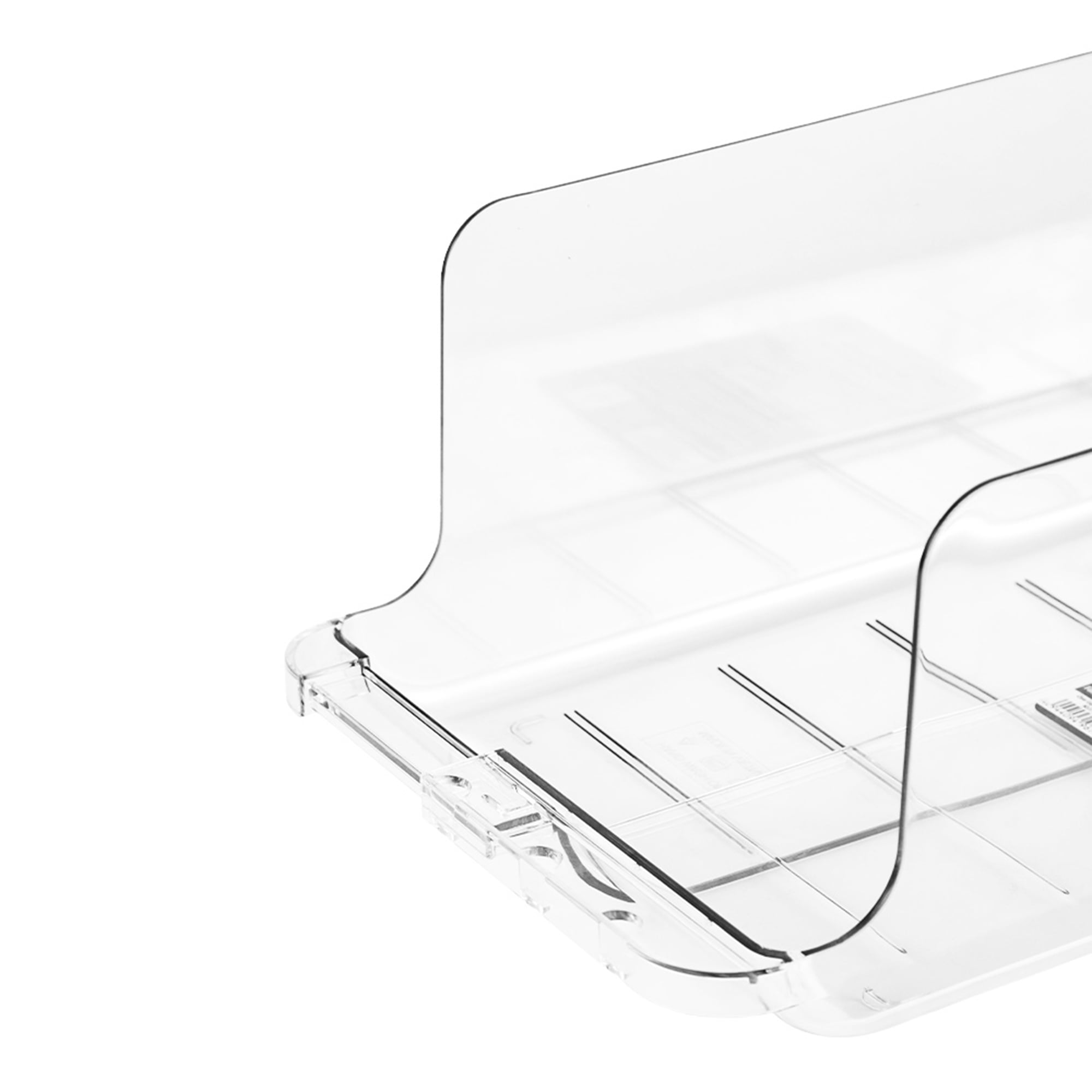 Mainstays Clear Expandable Drink Fridge Organizer, Made for Kitchen Organization and Drink Storage, Soda and Can Fridge Storage