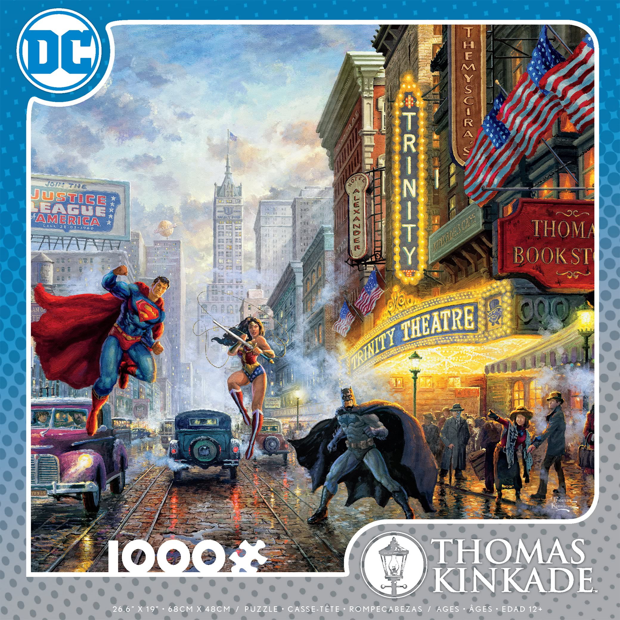 Dc Comics Batman Retro 1000 Pc Slim Jigsaw Puzzle 2015, Toy NEU 