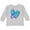Athletic Heather, variant on Inktastic Suicide Prevention Awareness Purple and Teal Heart Ribbon Boys or Girls Long Sleeve Toddler T-Shirt