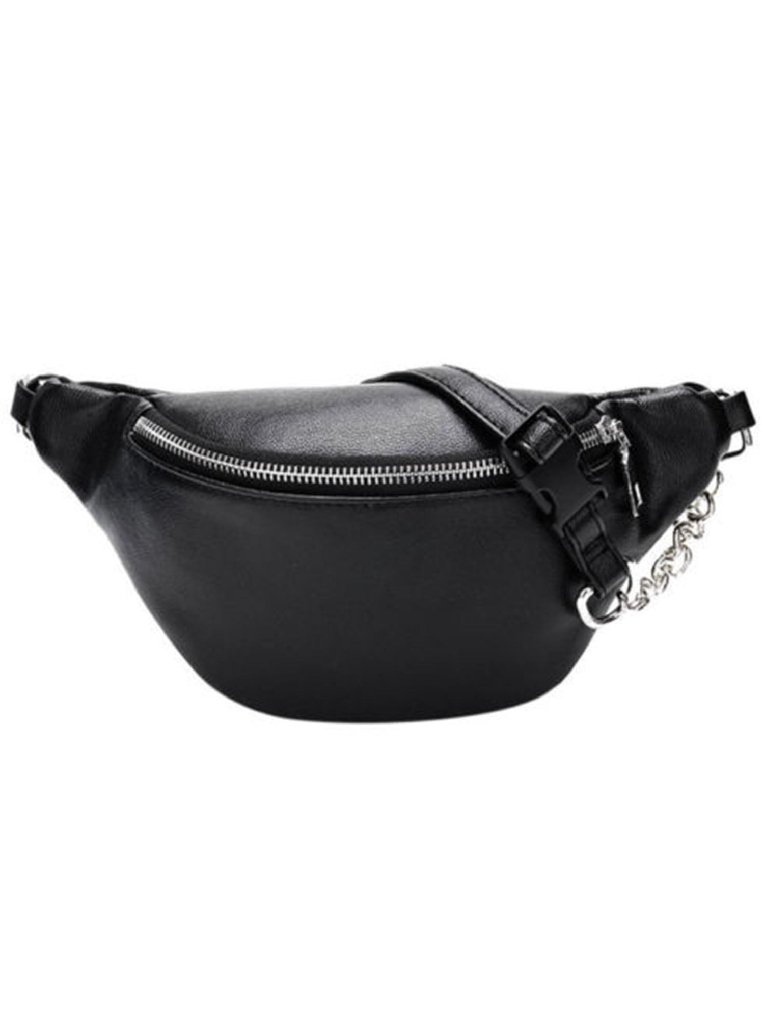 Women Waist Fanny Pack Belt Bag Pouch Travel Hip Bum Bag Chain Waist Small Purse 