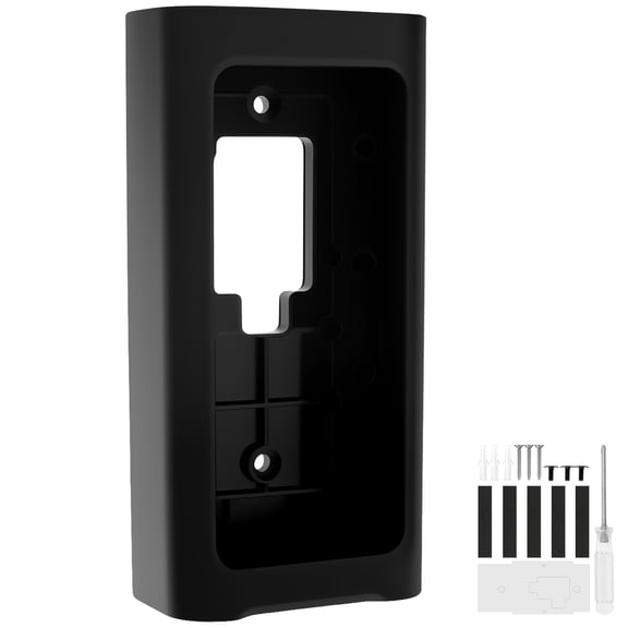 Tcwhniev Video Doorbell Mount Anti Theft Camera Doorbell Bracket Adjustable No Drilling Video Bell Holder Not Block Doorbell Motion Sensor for Houses Apartments