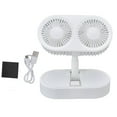 thumbnail image 2 of Ventilador de escritorio Jadeshay doble de mano ABS 1200 mah, 2 of 8